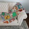 Edge Collections - 50" x 60" - Multicolor - English Bulldog Quilted Blanket Throw - 1 Piece